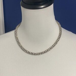Anne Klein bling necklace 15-18”